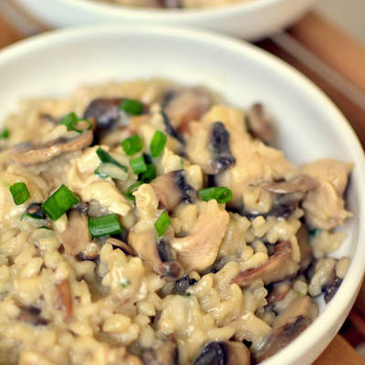 Como se hace el risotto de champiñones