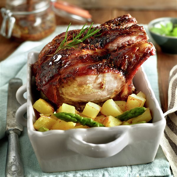 Costilla de cerdo al horno arguiñano
