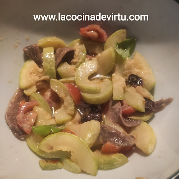 Crema de calabacin y setas thermomix