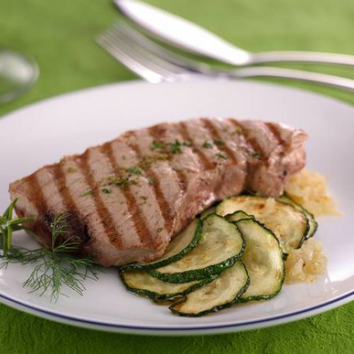 Lomo de bonito a la plancha
