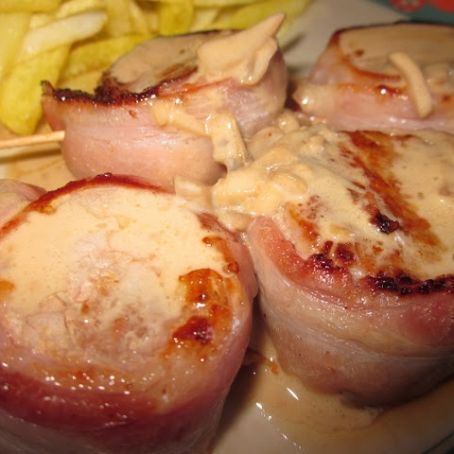 Medallones de solomillo al horno con patatas