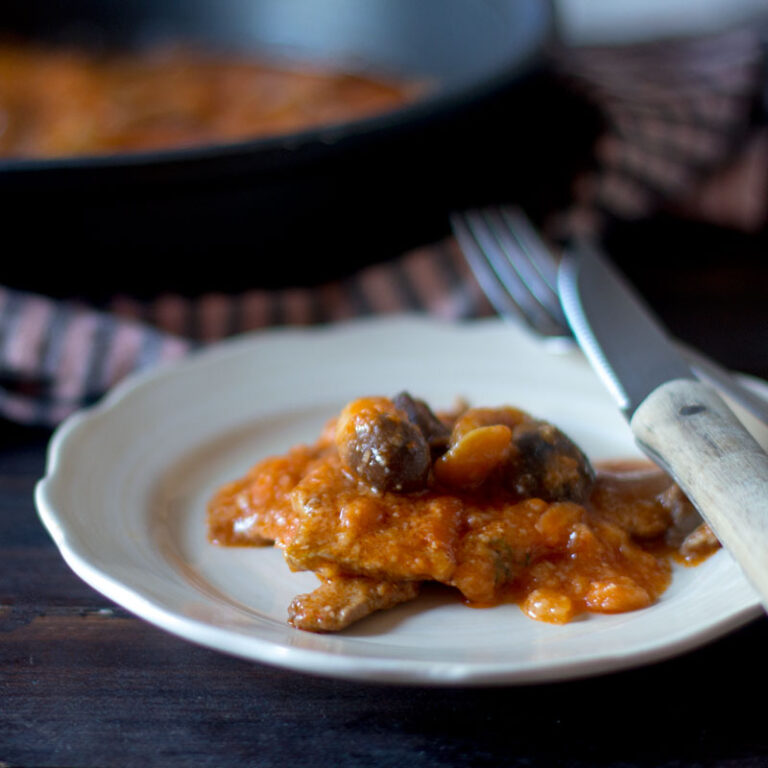 Pollo en salsa de almendras de mi madre