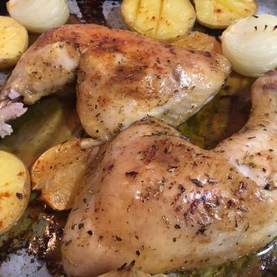 Receta contramuslos de pollo al horno