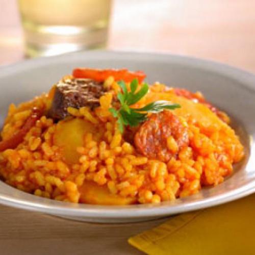 Receta de arroz al horno valenciano