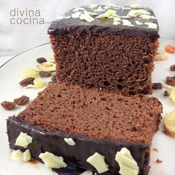 Receta de bizcocho casero de chocolate