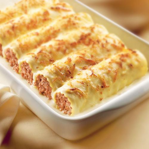 Receta de canelones de carne picada