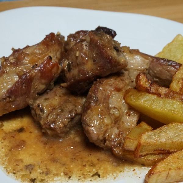Receta de costillas de cerdo en salsa