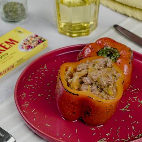 Receta de pimientos rellenos de carne picada
