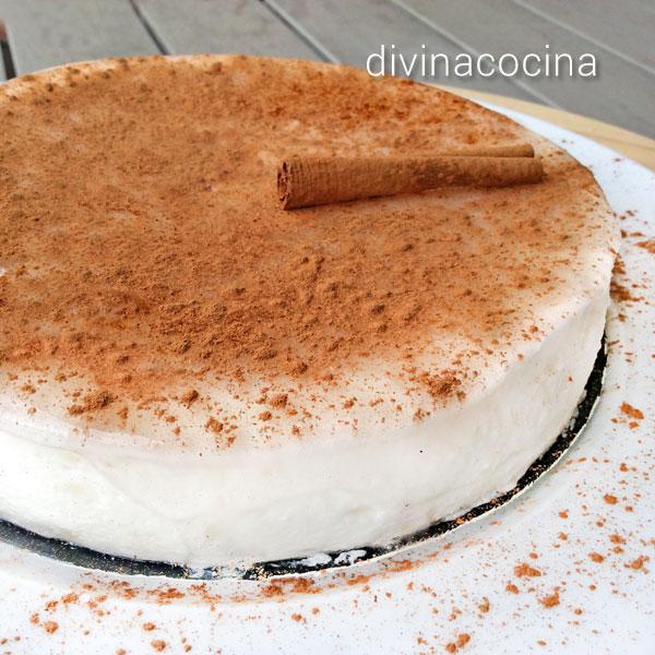 Receta de tarta de arroz con leche