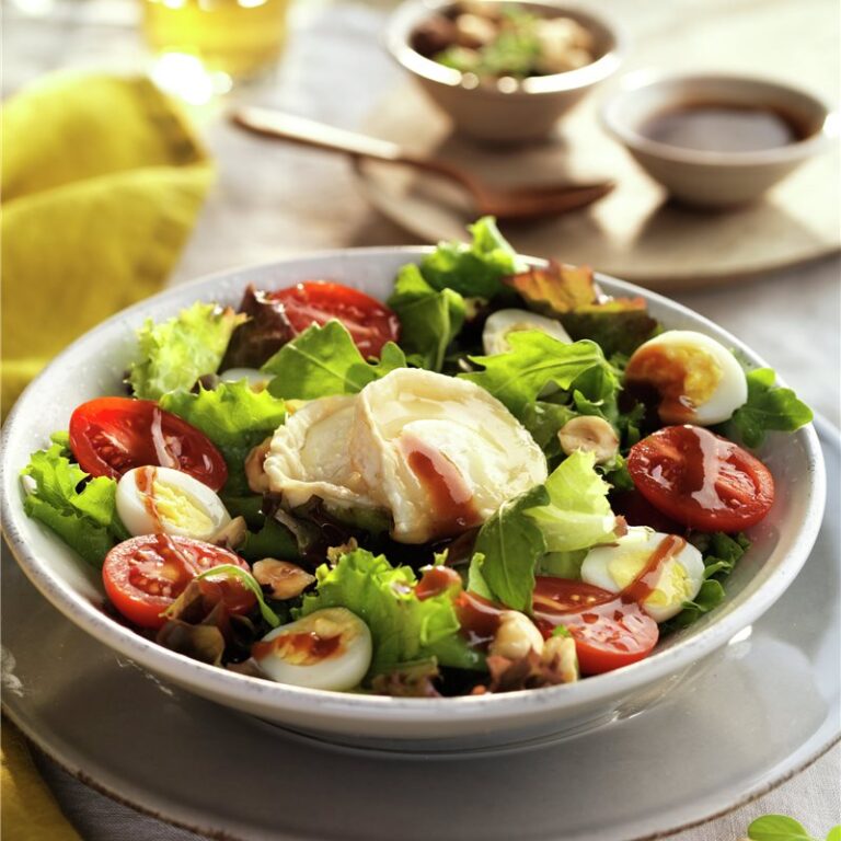 Receta ensalada con queso de cabra