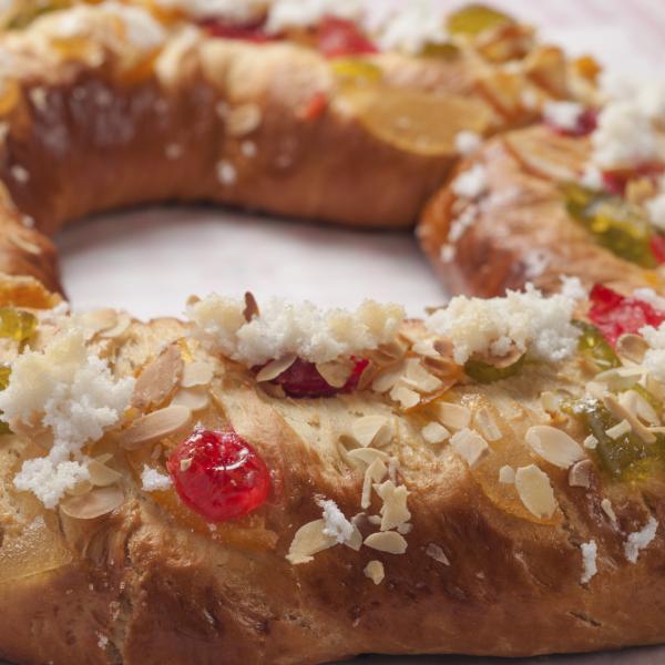 Roscon de reyes con crema pastelera thermomix