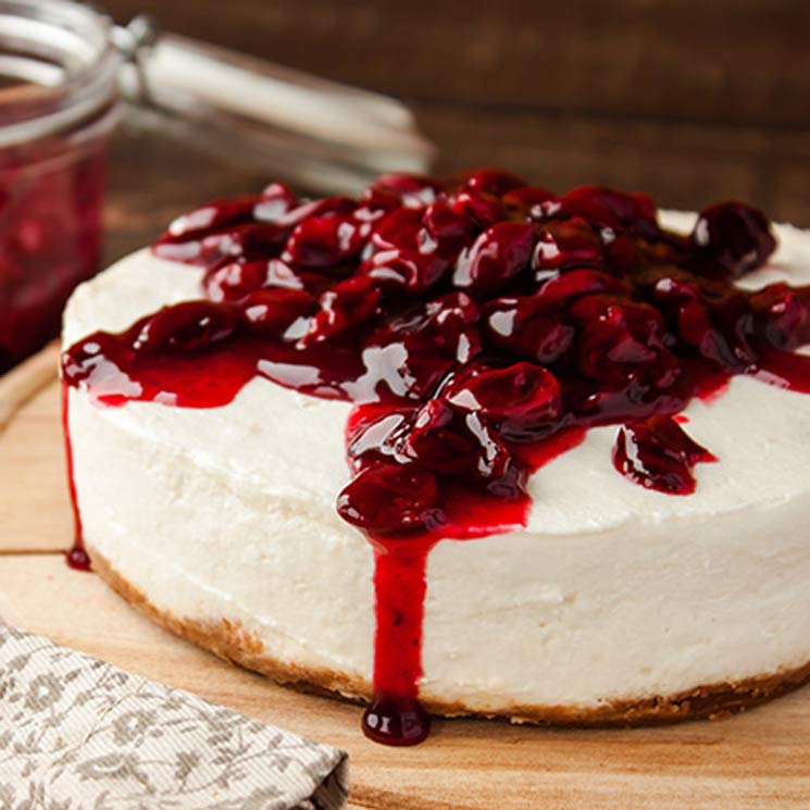 Tarta de queso con base de galleta