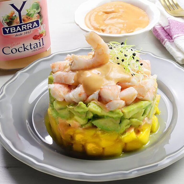 Tartar de salmon y aguacate facil